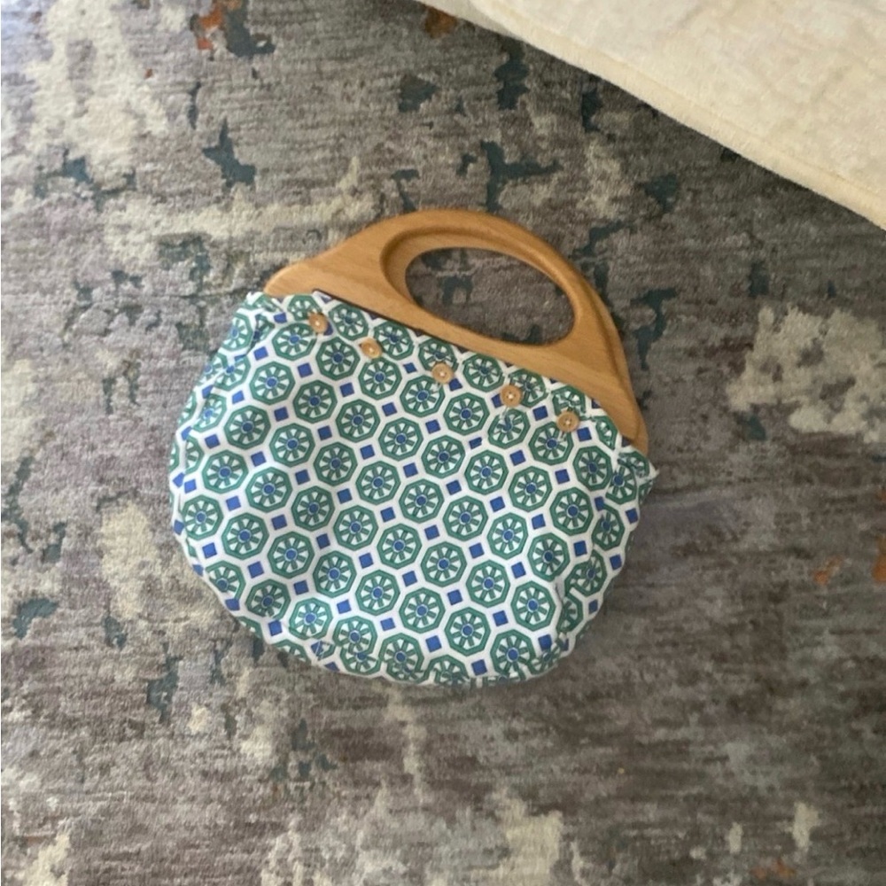 Vintage old naut cloth purse